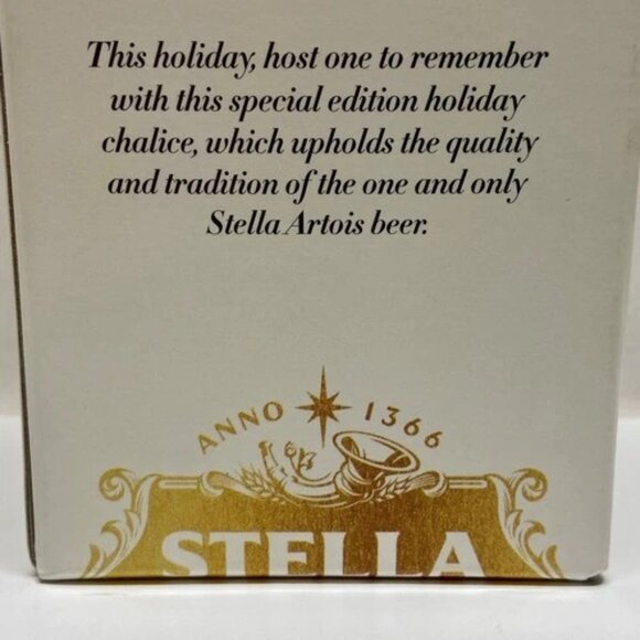 Stella Artois Belgium Beer Drinking Chalice Special Edition Glass 2017 EUC IOB - Picture 15 of 15